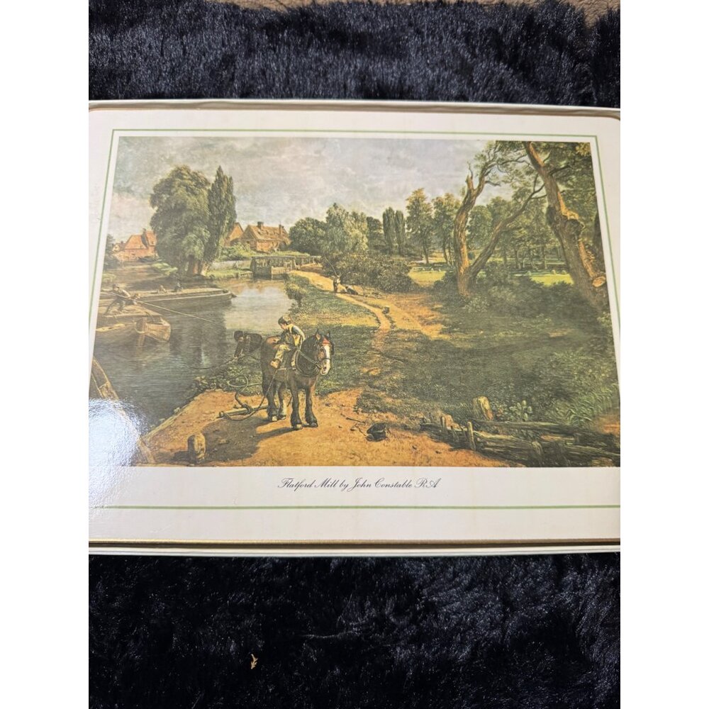 Clover Leaf Table Mats Placemats London Landmarks Cork Back Set of 6 - Picture 1 of 9